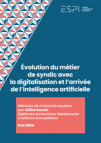 Évolution du métier  de syndic avec  la digitalisation et l’arrivée de l’intelligence artificielle