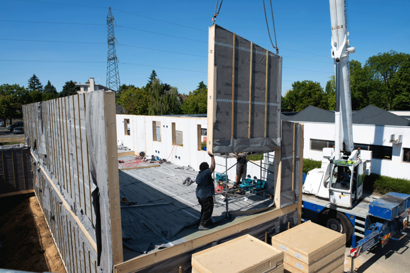 Figure 1. Chantier de bureaux à Clamart (92). 