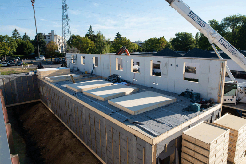 Figure 2. Chantier de bureaux à Clamart (92). 