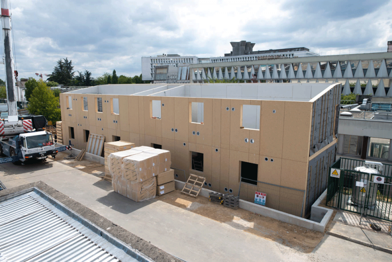 Figure 4. Chantier de bureaux à Clamart (92). 