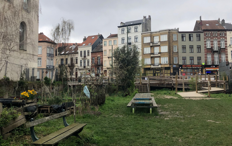 Figure 3. Aux abords du marais Wiels à Bruxelles