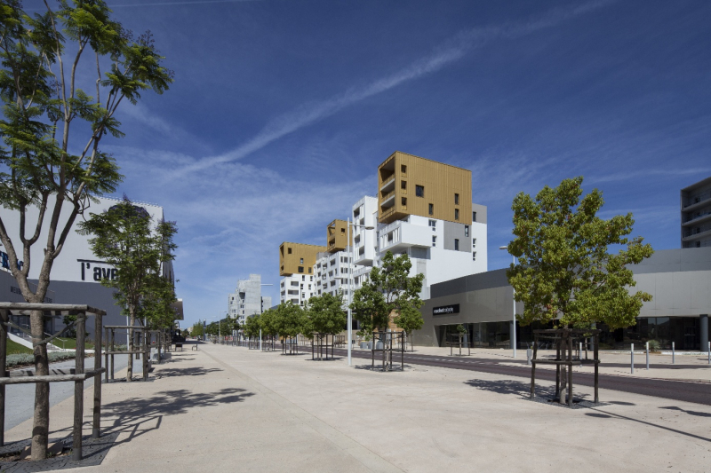 L’intensification urbaine en contexteFigure 3. La résidence Le Bell’Vue, au sein de l’opération Avenue 83 (La Valette-du-Var, La Garde)