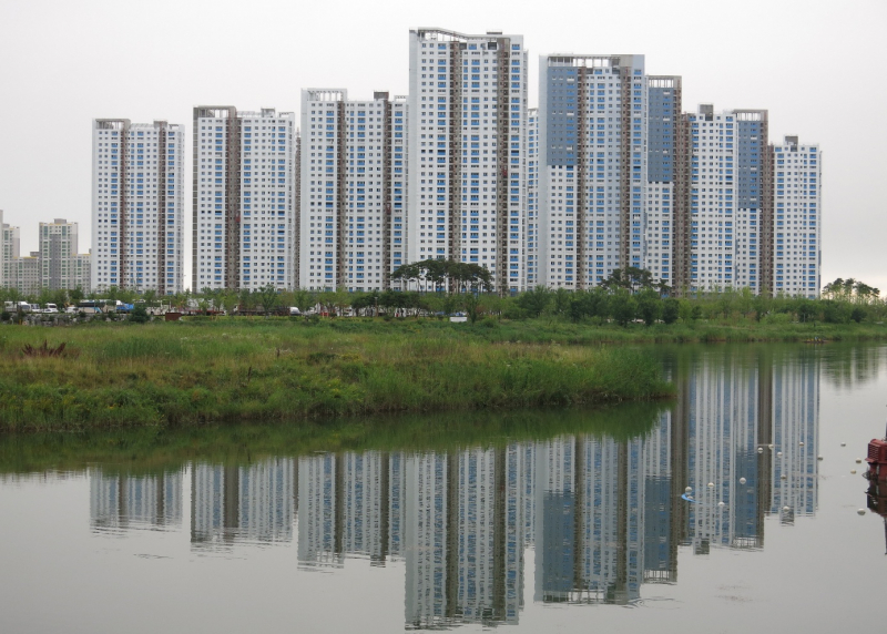 Figure 2. Complexe d’appartements (apateu danji) à Cheongra en Corée du Sud, 2018