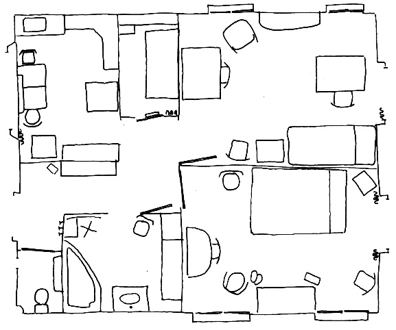 Figure 1. Relevé de plan habité
