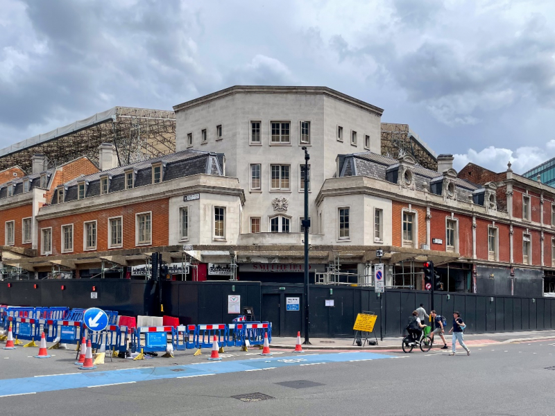 Figure 4. Smithfield Market being refurbished in 2023
